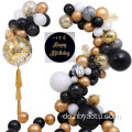 2021 Trend Retro Farbe Regenbogen Geburtstag Hochzeiten Jubiläum Party Dekoration Ballon Arch Kit Kit